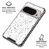 White Speckle Pixel 9 Pro XL Clear Case